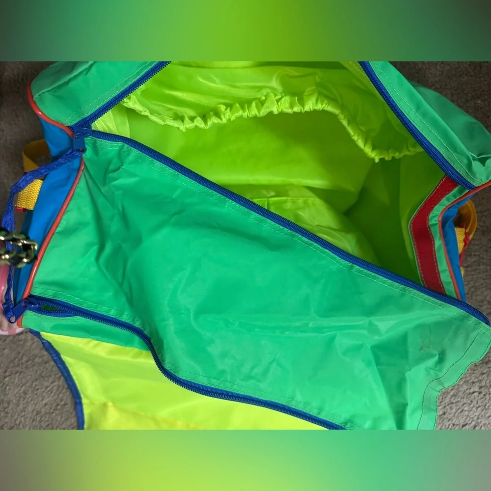 😻Cat Knap Multi-Color Cat Supplies carrier diaper bag style - NWOT